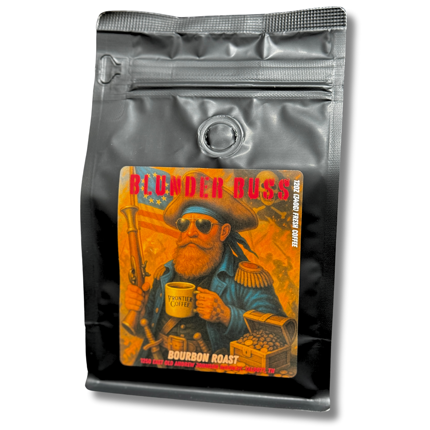 
                  
                    Blunder Buss Coffee
                  
                