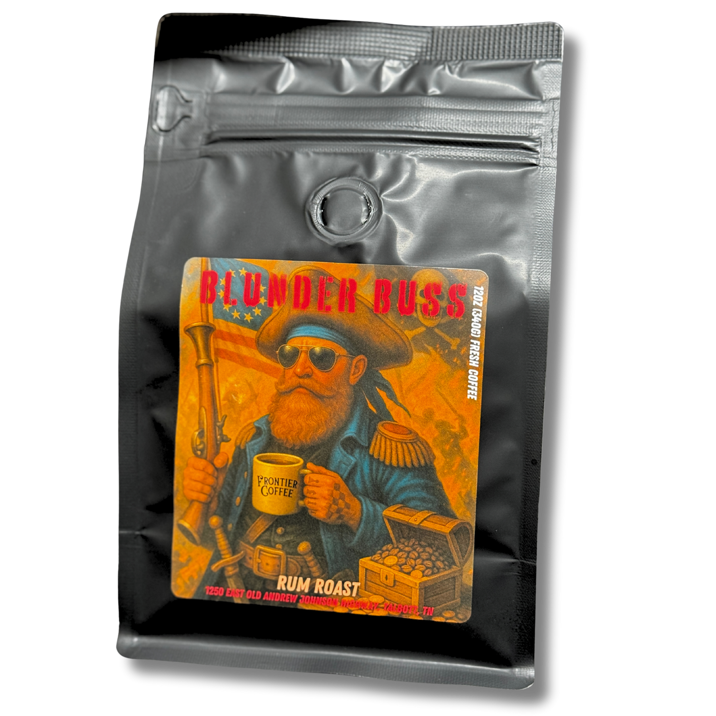 
                  
                    Blunder Buss Coffee
                  
                