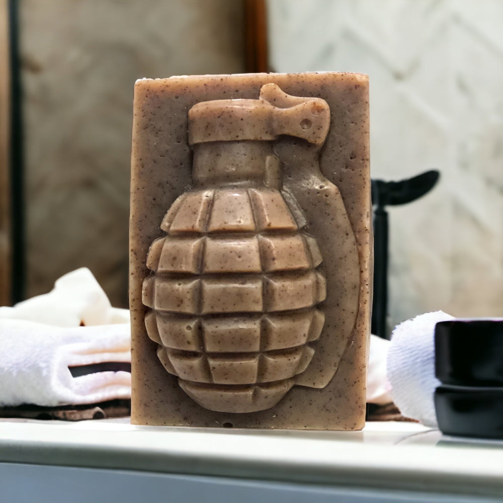 
                  
                    Whiskey & Bad Decisions Grenade Soap
                  
                