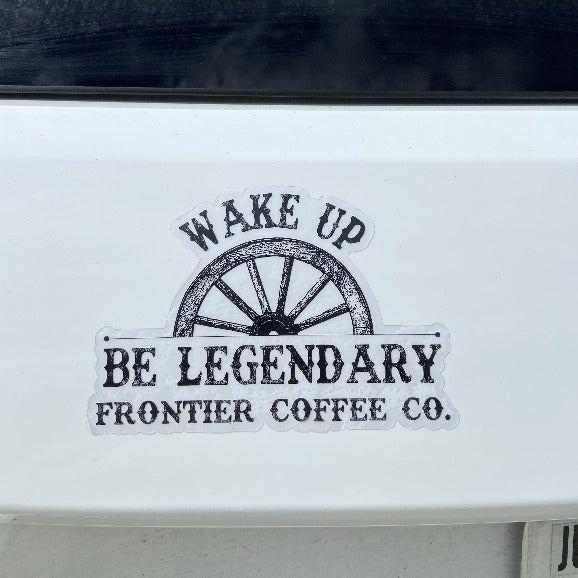 Wake Up Sticker